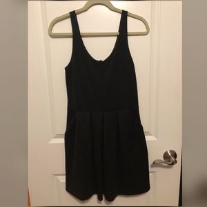 Black dress with pockets
